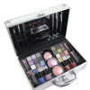 Valija de maquillaje The color workshop Bon voyage silver 43 piezas