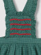 Pichi Cuadro Vichy Con Smock Verde