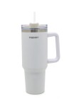 Vaso térmico doble capa acero 1200ML Blanco