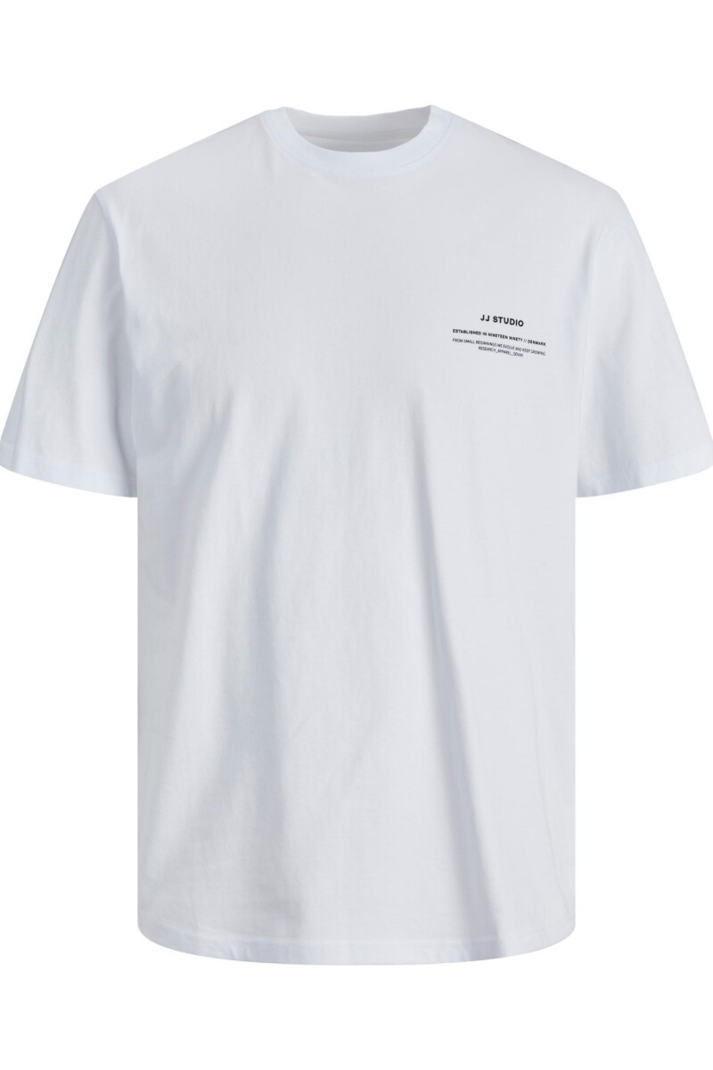 Camiseta Felix Texto Discreto White