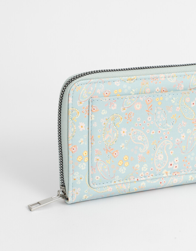 Ficheros Estampados Billetera Fichero Paisley - Estampado Flores