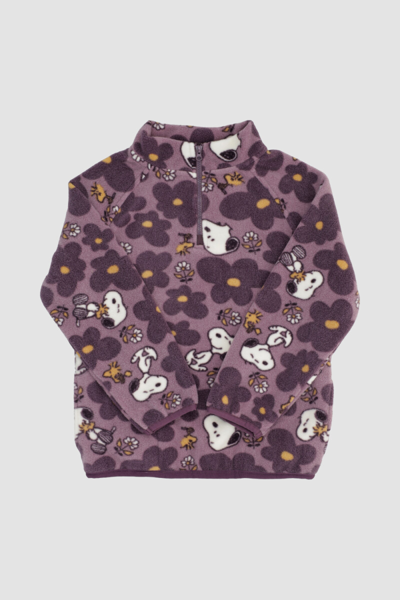 Peanuts polar buzo Lila