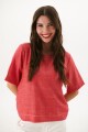BLUSA LINO EMMA ROJO