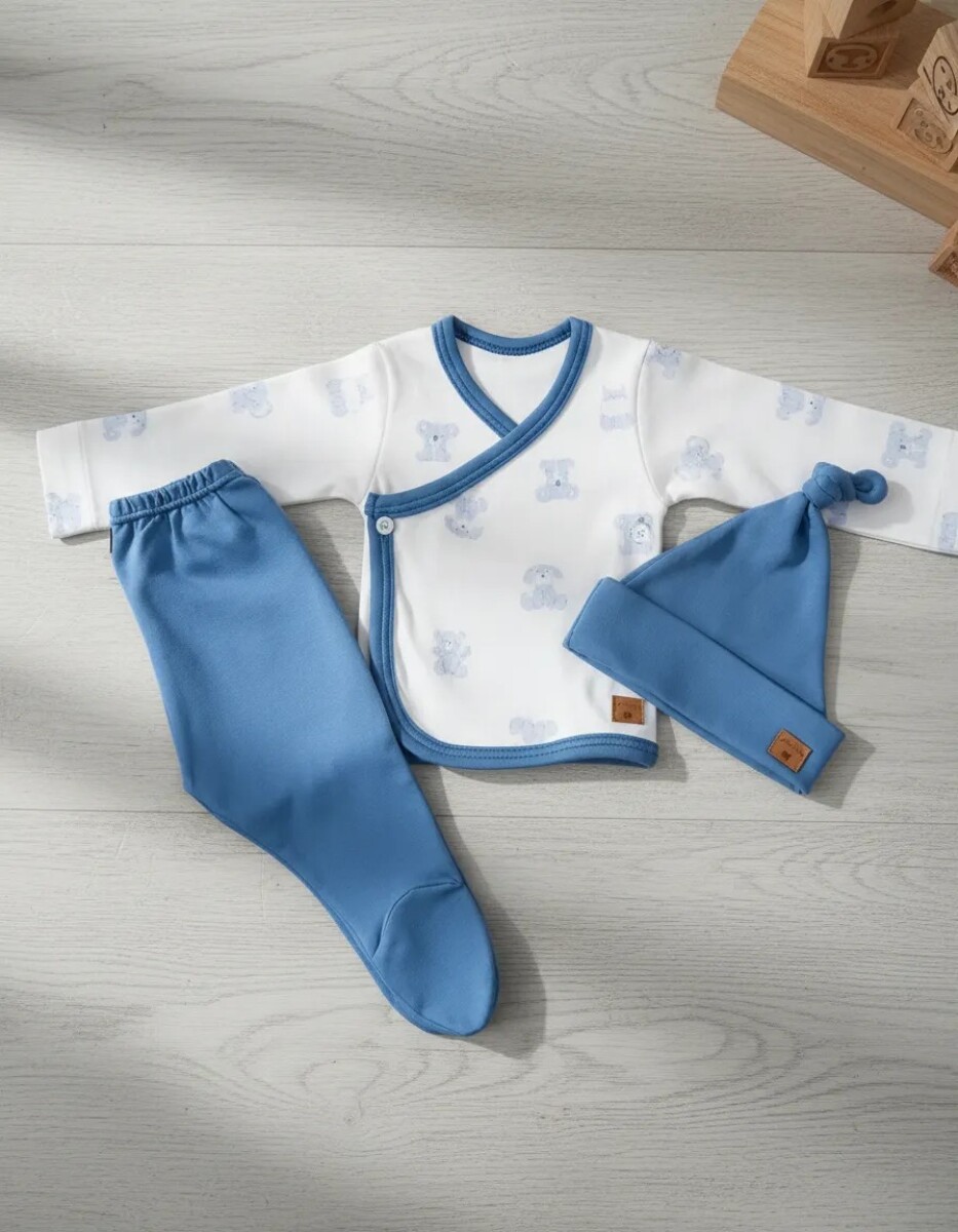 Primer muda PILIM estampada - azul 