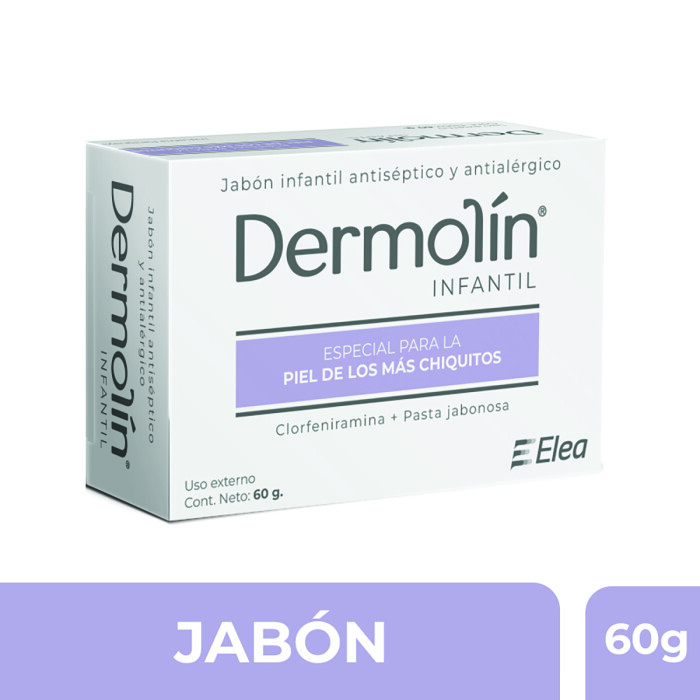 DERMOLIN INFANTIL JABON CJ X 60 GR. única