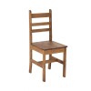 Juego De Comedor Lucia Plus 6 Sillas - Madera Oscuro