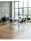 Silla de comedor KLARUP polipiel negro/negr Silla de comedor KLARUP polipiel negro/negr