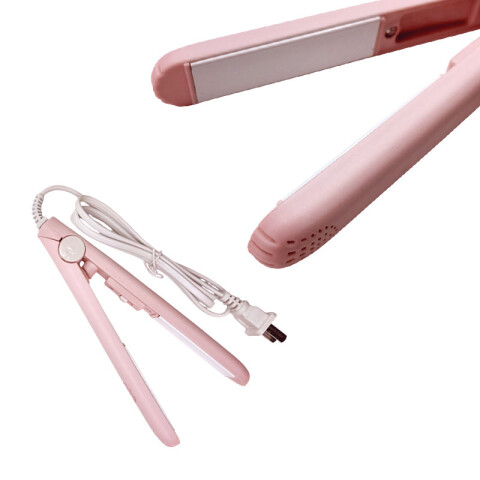 Mini plancha de cabello ideal para viaje con estuche Mini Plancha De Cabello Ideal Para Viaje Con Estuche