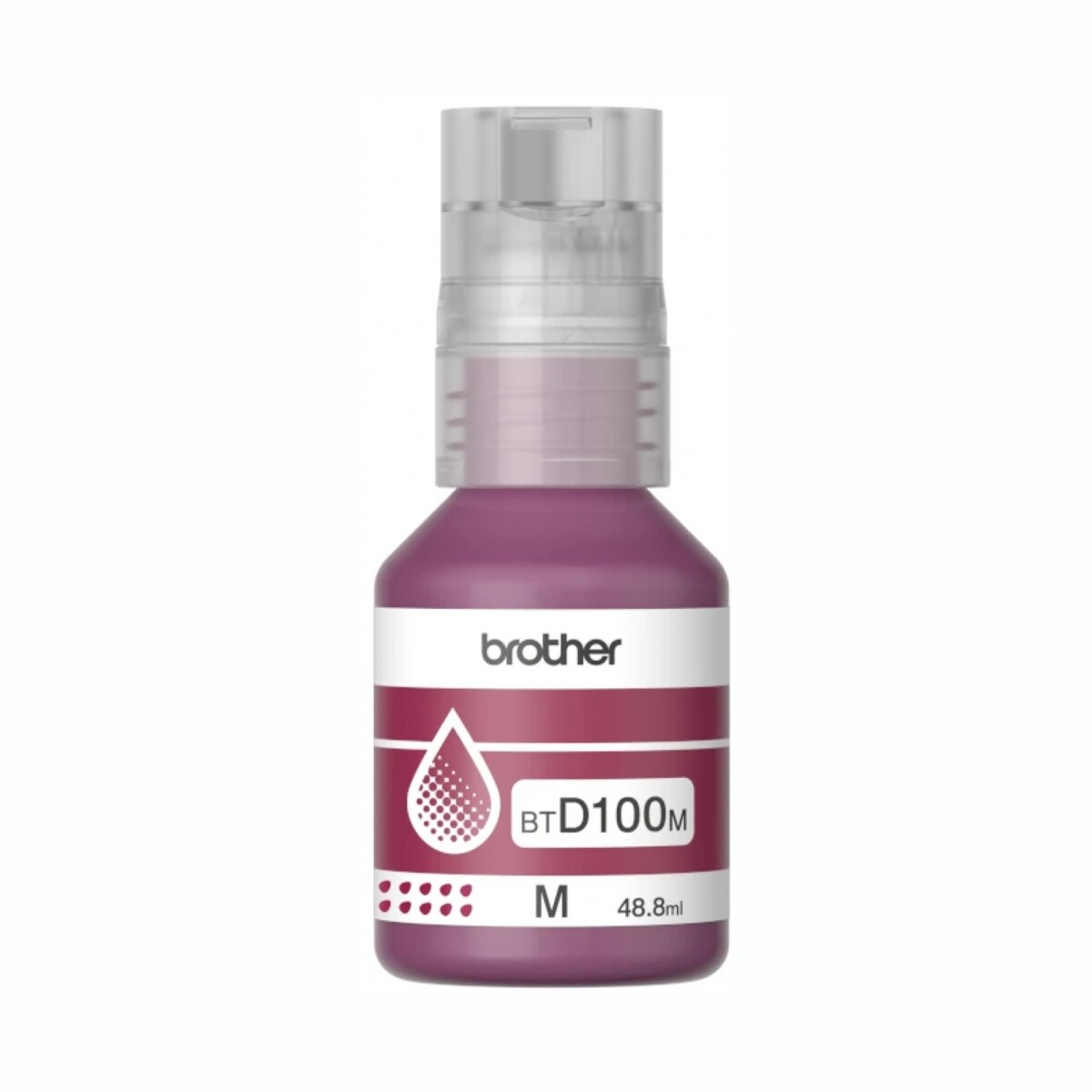 Botella De Tinta Magenta BROTHER Capacidad 48ML Para Impresoras T230-T430-T530-T730-T830 