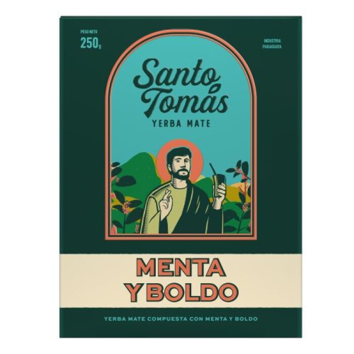 YERBA MATE SANTO TOMAS MENTA Y BOLDO CJ única
