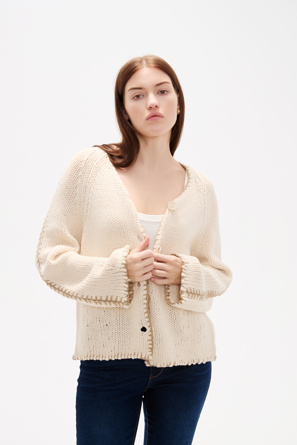 Cardigan Garene Crudo / Natural