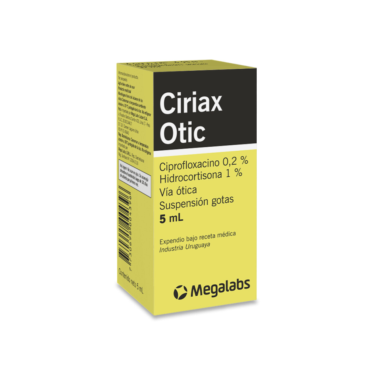 Ciriax Ã³tico gotas 5ml | SoluciÃ³n auditiva antibacteriana 