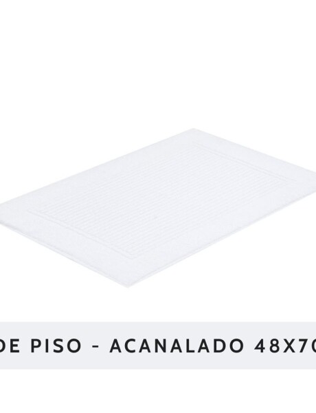 TOALLA P/PIES ACANALADO BUDDEMEYER - 500G BLANCO 48X70 TOALLA P/PIES ACANALADO BUDDEMEYER - 500G BLANCO 48X70