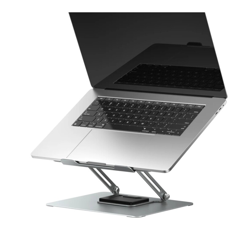 Soporte laptop Havit ST7411SI giratorio 360° ajustable plateado Soporte laptop Havit ST7411SI giratorio 360° ajustable plateado