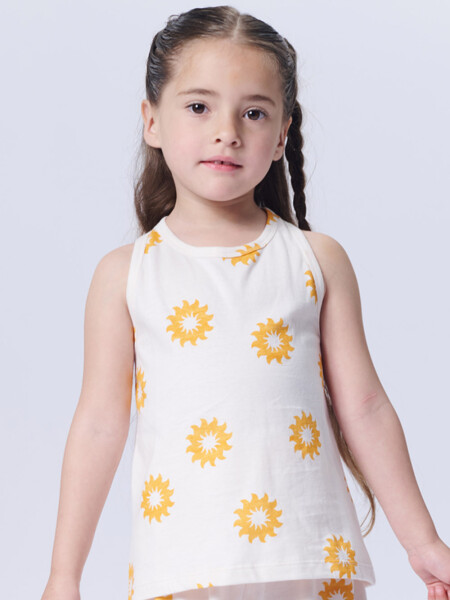 Musculosa Nudo Espalda Sol Crudo
