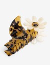 Broche Flores Broche Acrílico Con Flor - Combinacion Bicolor
