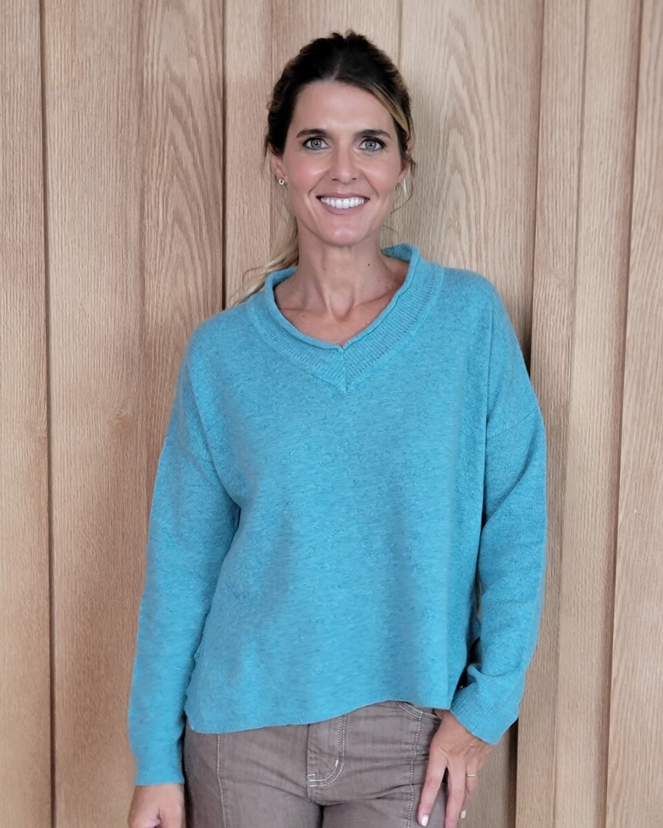 Sweater Pampa - Tourquesa 