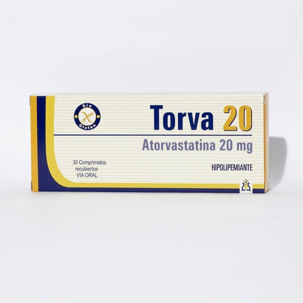 TORVA 20 MG. CJ X 30 COMPRIMIDOS única