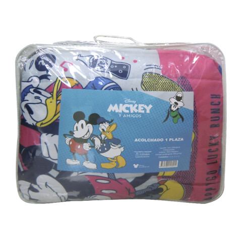 Acolchado Infantil 1 Plaza 100% Microfibra MICKEY & FRIENDS