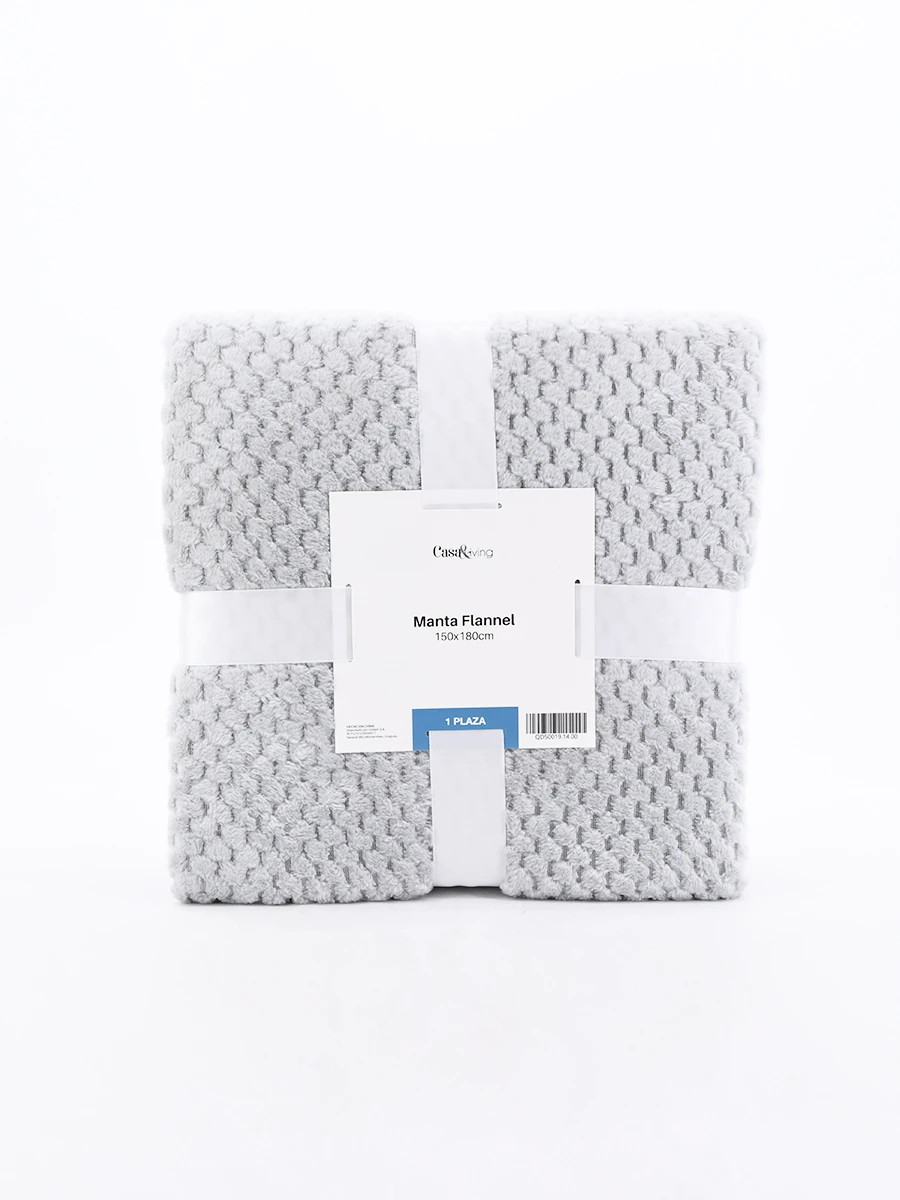 FLANNEL PANAL 1 PLAZA - GRIS 