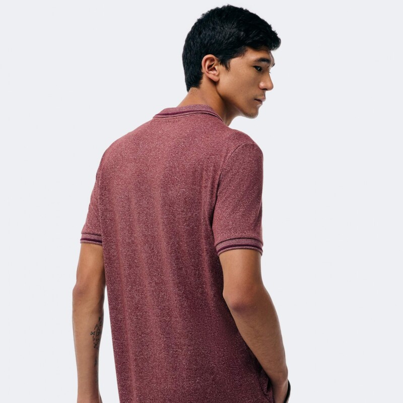 CAMISA POLO MM MASC VERMELHO ESCURO