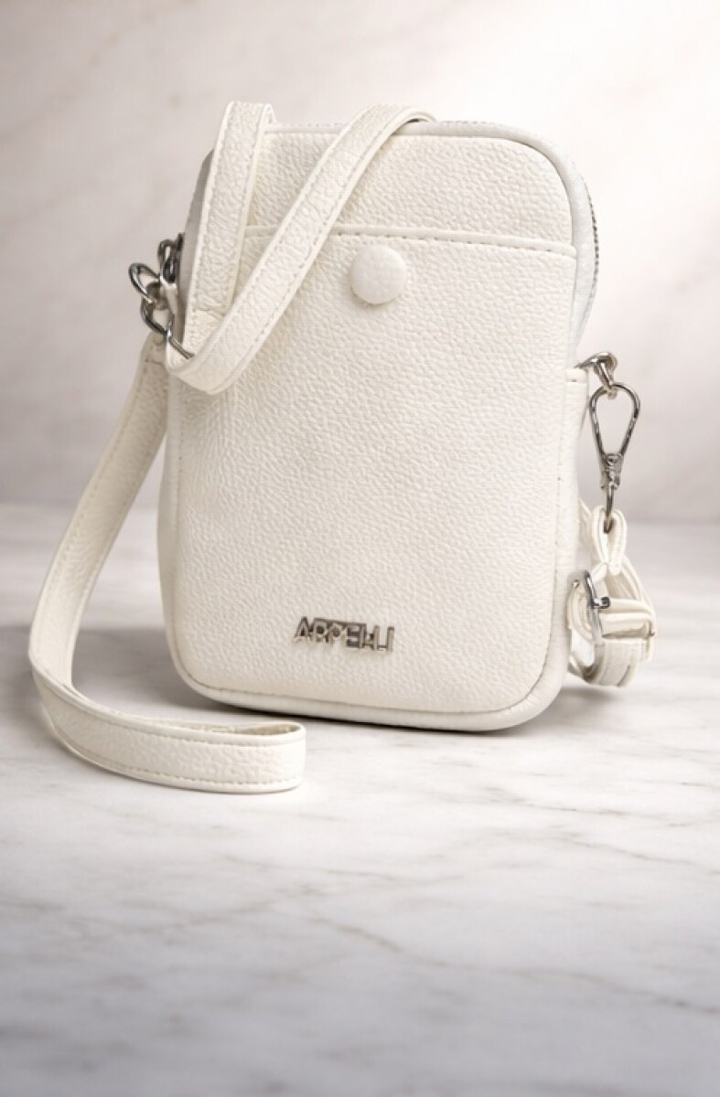 Portacelular negro Tulum - Blanco 