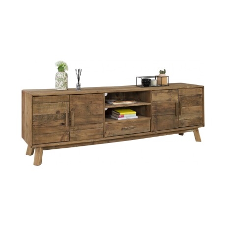 RACK DE LIVING PARA TV MADERA NATURAL-BEIGE DRIFT NATURAL