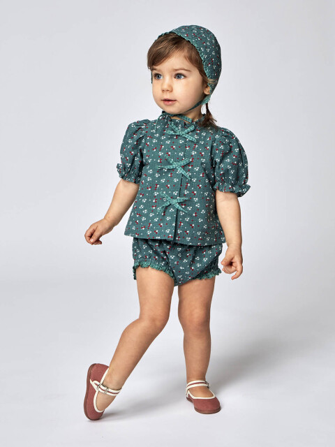 Conjunto De Camisa Y Pantalon A Juego Verde