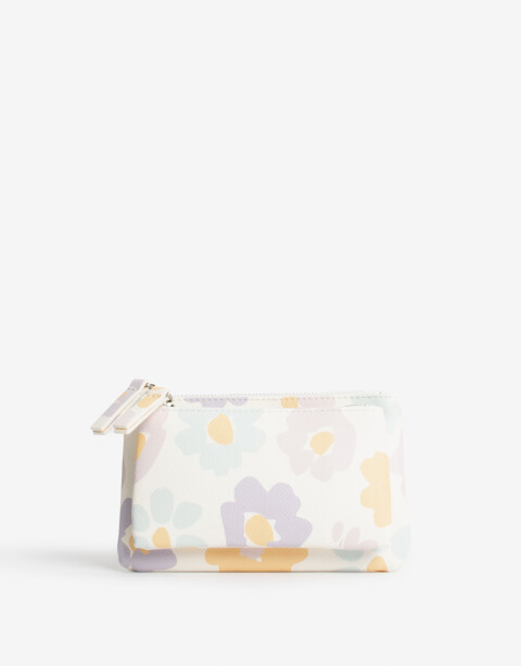 Monederos Monedero Estampado Con Bolsillo - Estampado Flores