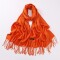 Chalina De Color Liso Naranja