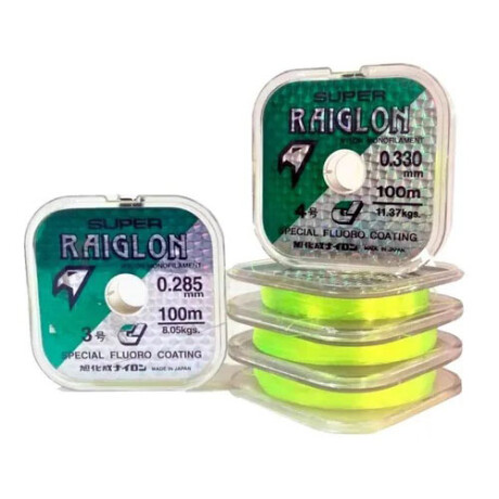 Tanza Super Raiglon 0,285mm X 100mts Verde Oscuro Tanza Super Raiglon 0,285mm X 100mts Verde Oscuro