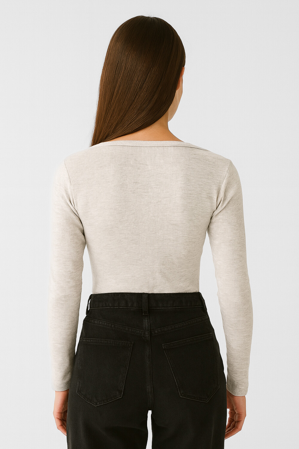 Remera Ibuya Gris Melange