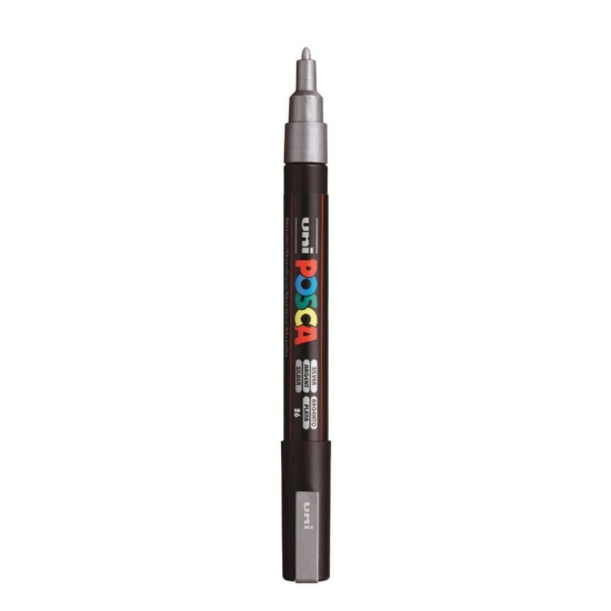 Marcador Uni Posca PC-3M 1.3mm - Gris 