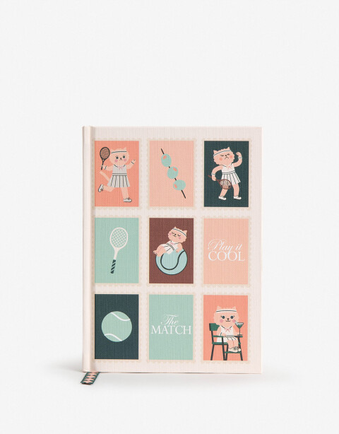 Anotadores Cuadernos y Memos Cuaderno Cuaderno Estampado Tennis - Combinacion Multicolor