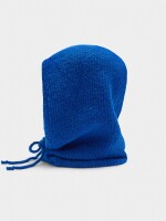 Balaclava De Punto Con Tiras azul