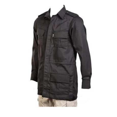 Camisaco chaqueta con protección UV50 - Fox Boy Negra