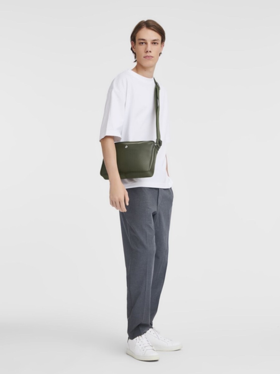 Longchamp -Bolso para Cámara talle M, le Foulonné - Verde 