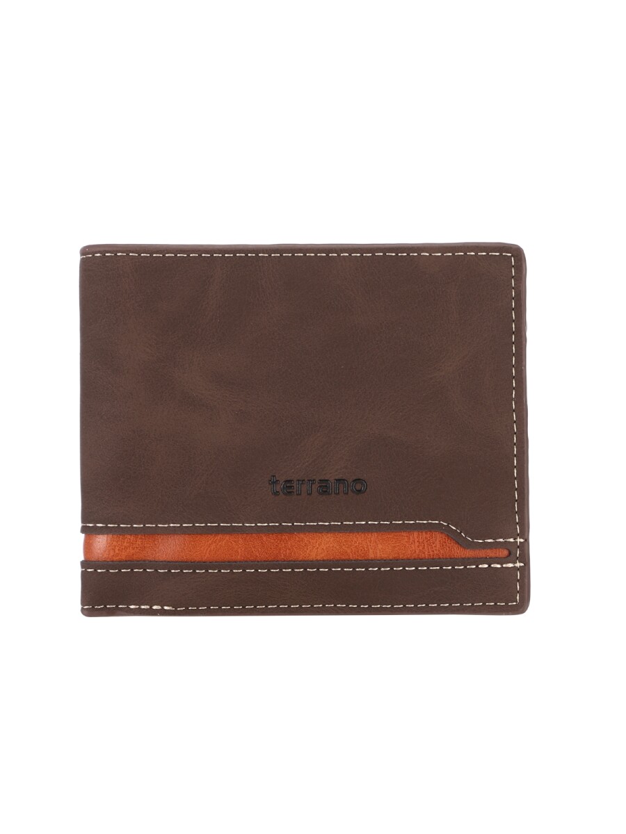 Billetera Horizontal - Marrón 