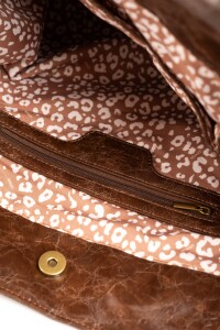 Travel Bag Gamuza Vegana Chocolate