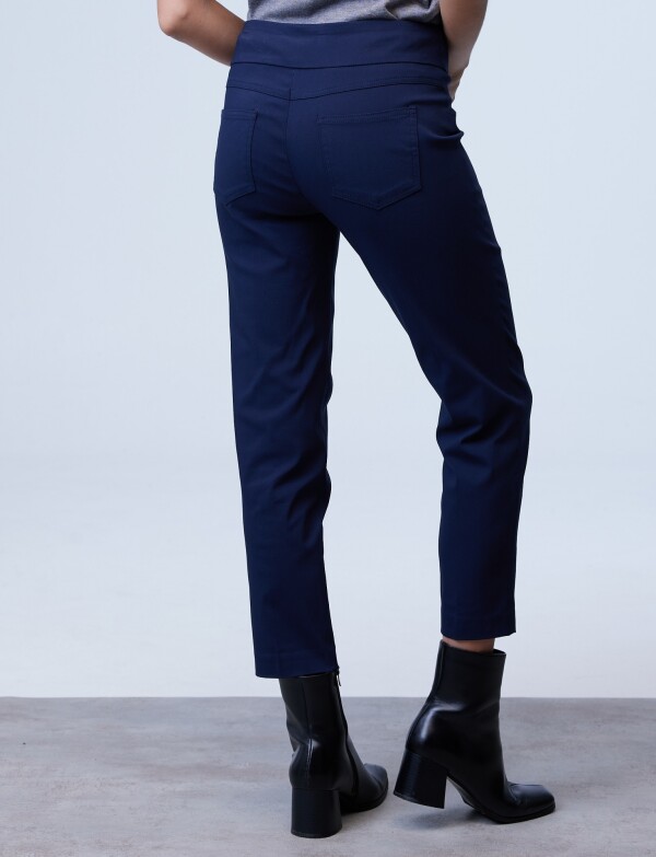 Pantalon Pull On Ankle AZUL