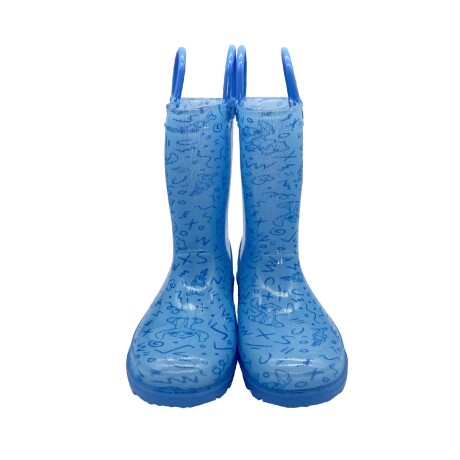 Bota de lluvia Disney infantil Stitch Azul