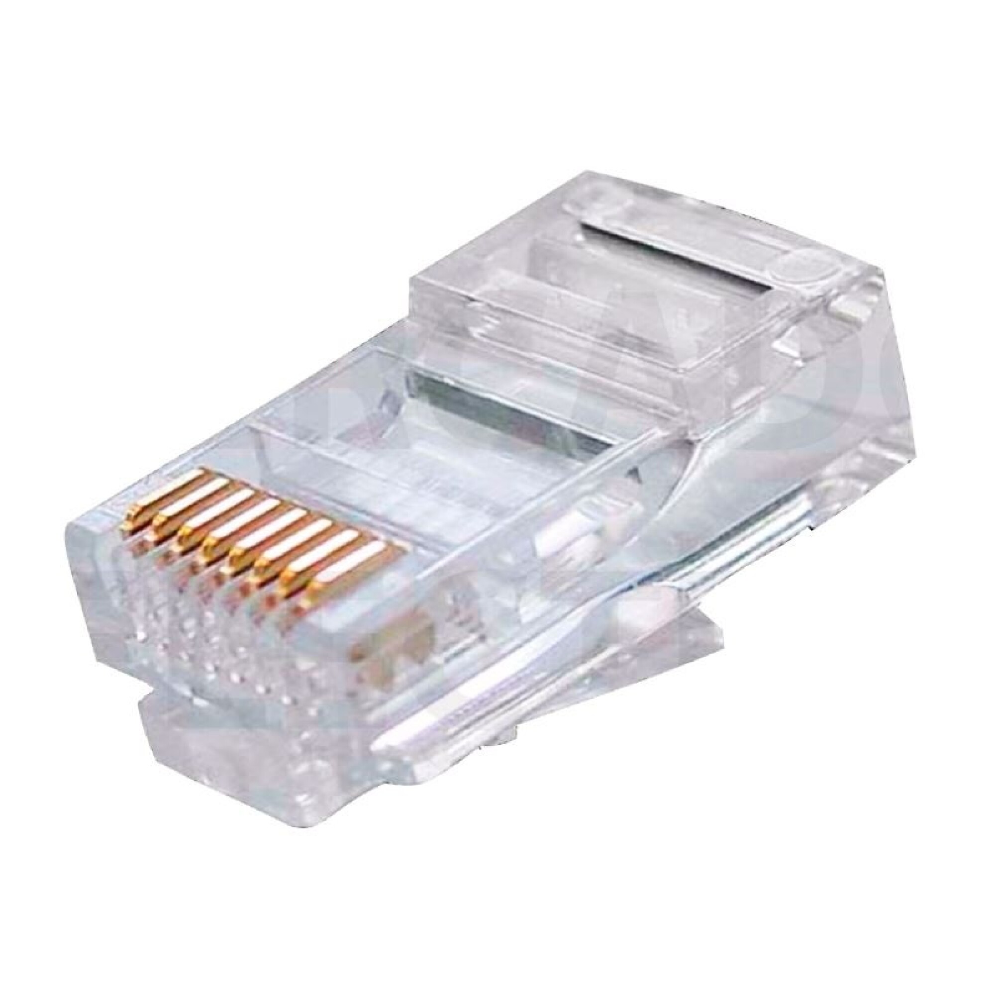FICHA MACHO RJ45 CAT6 50 MICRONES NUEVO — Luminotecnia