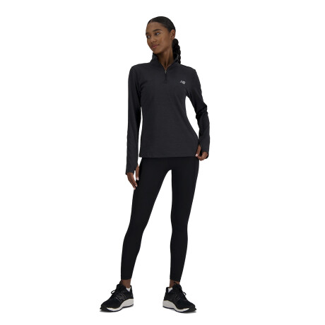 NEW BALANCE SPACE DYE QUARTER ZIP Black
