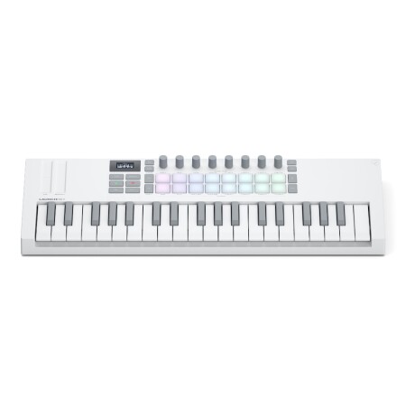 Controlador Midi Novation Launchkey Mini 37 Mk4 White Controlador Midi Novation Launchkey Mini 37 Mk4 White