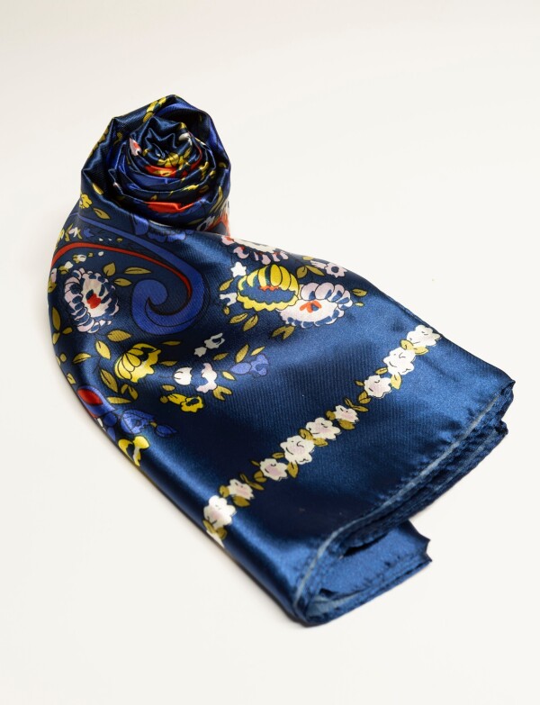 Pashmina Arabescos AZUL/MULTI