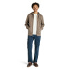 Polera Oyster River Chest Logo Hombre Chocolate Chip