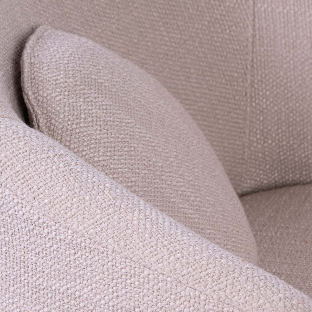 BUTACA GIRATORIA TELA NATURAL-BEIGE PARIS BEIGE