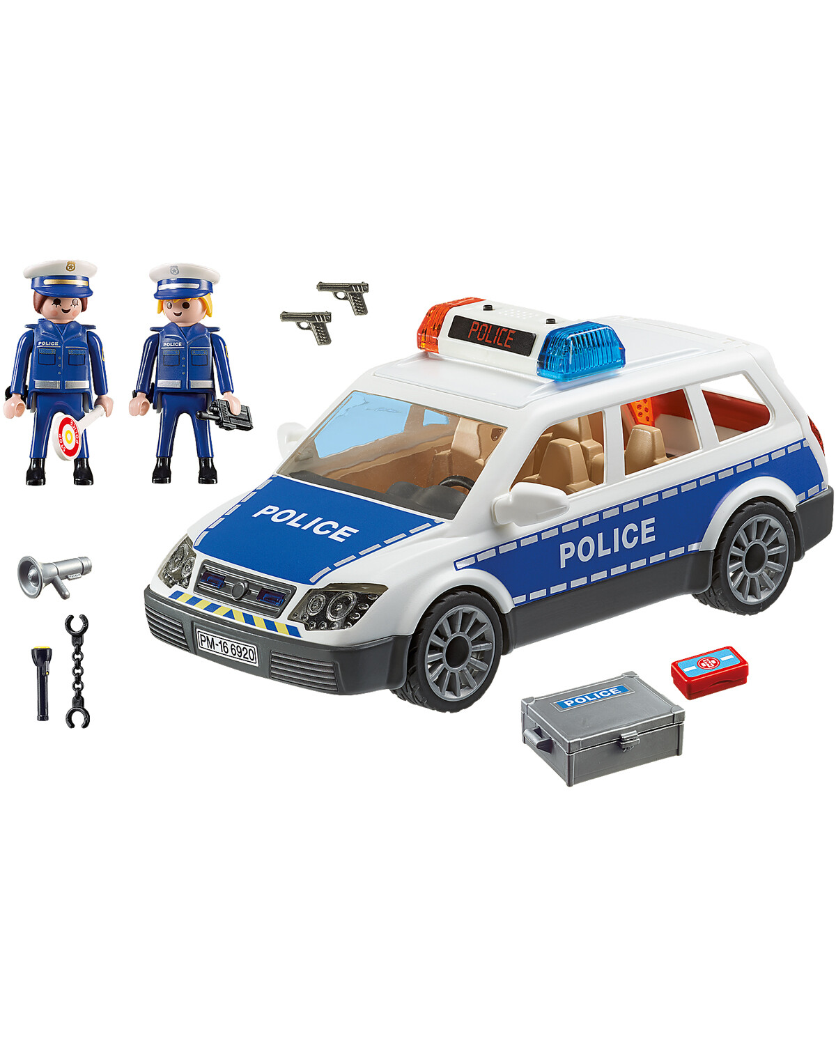 Coche policía-sirena POLICE CAR Hape