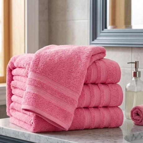 Toalla De Baño Algodón Sky 70 X 130 Cm Ipe rosa
