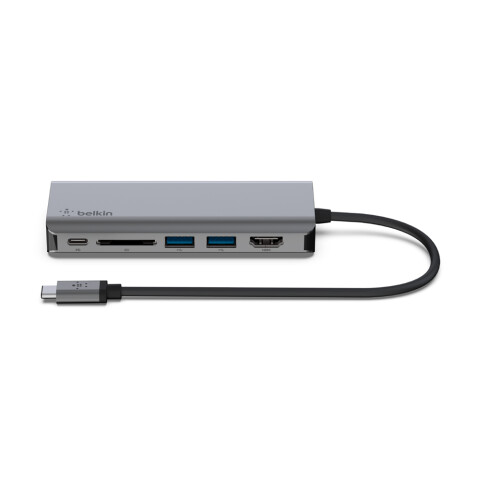 Belkin HUB 6 en 1 USB-C Ethernet HDMI 2 USB-A SD Belkin HUB 6 en 1 USB-C Ethernet HDMI 2 USB-A SD